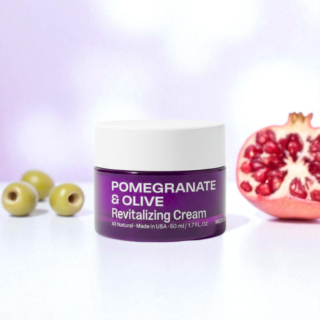 Pomegranate & Olive Squalane Cream – Mudita Earth