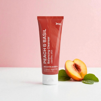 Peach & Basil Balancing Face Cleanser